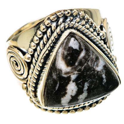 Pinolith Jasper Rings handcrafted by Ana Silver Co - RING104203 - Photo 2