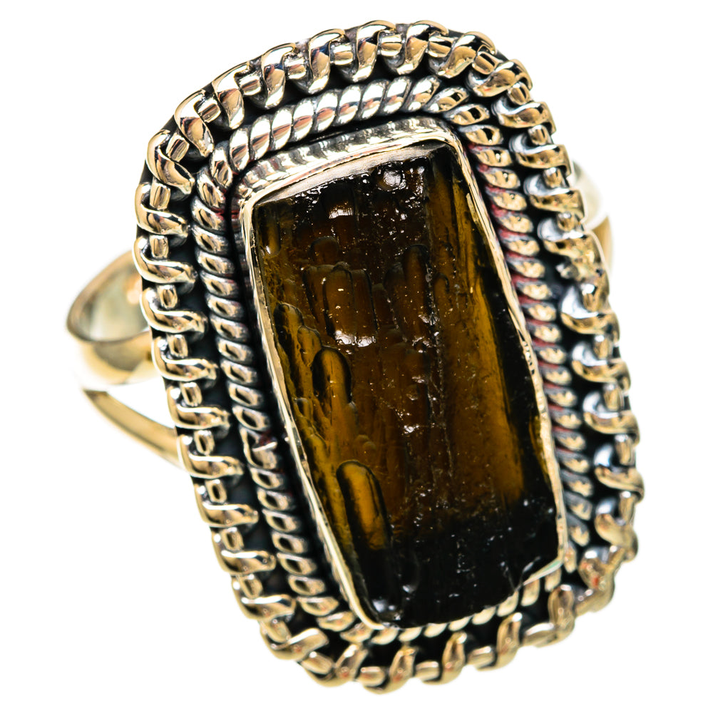 Tektite Rings handcrafted by Ana Silver Co - RING104224 - Photo 2