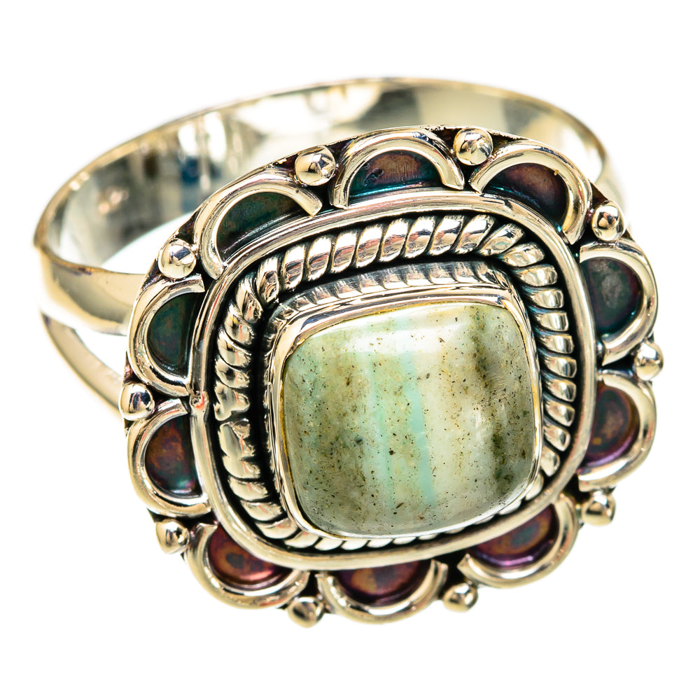 Ocean Jasper Rings handcrafted by Ana Silver Co - RING104233 - Photo 2