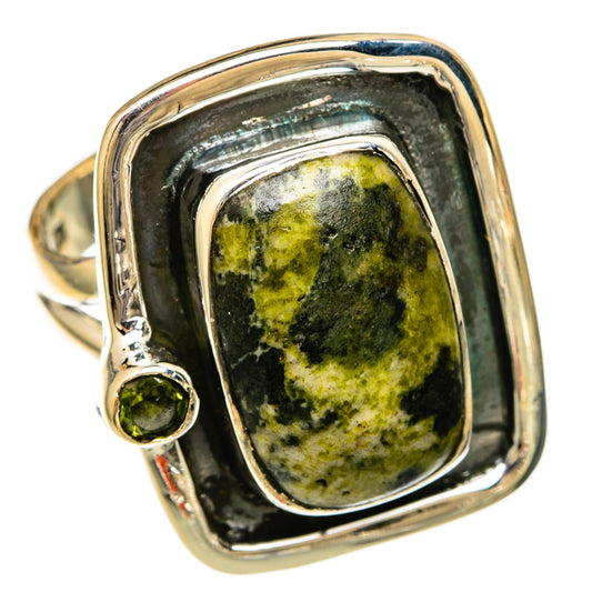 Rainforest Jasper Rings handcrafted by Ana Silver Co - RING104238 - Photo 2