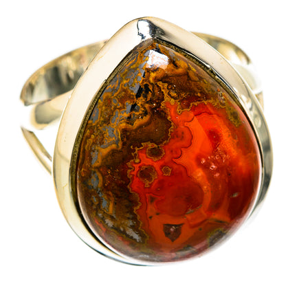 Red Jasper Rings handcrafted by Ana Silver Co - RING104243 - Photo 2