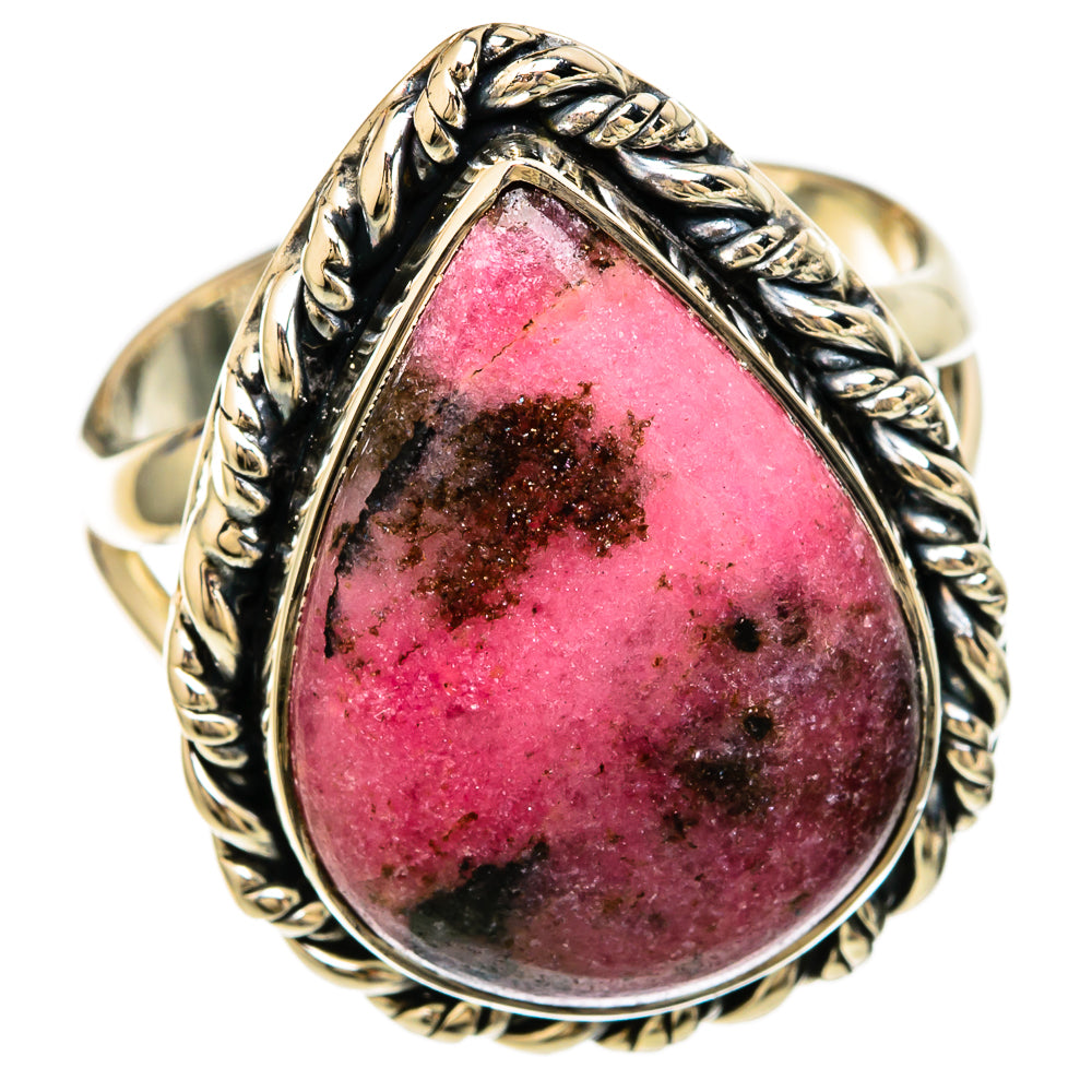 Rhodonite Rings handcrafted by Ana Silver Co - RING104245 - Photo 2