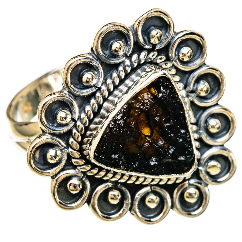 Tektite Rings handcrafted by Ana Silver Co - RING104250 - Photo 2