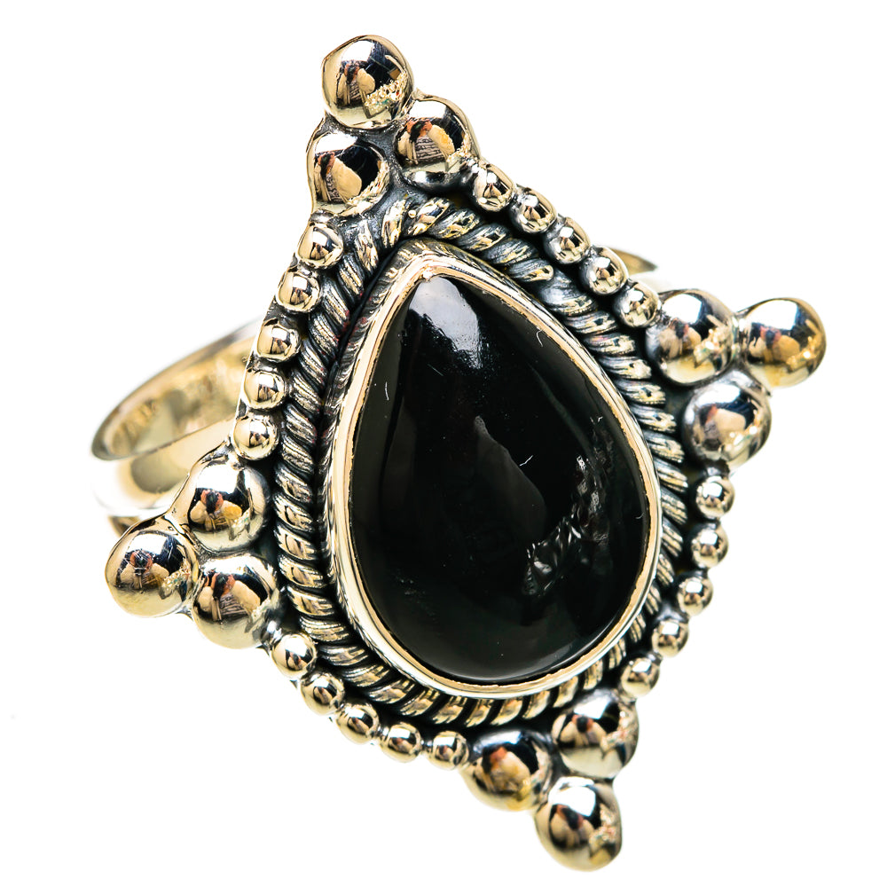 Black Onyx Rings handcrafted by Ana Silver Co - RING104253 - Photo 2