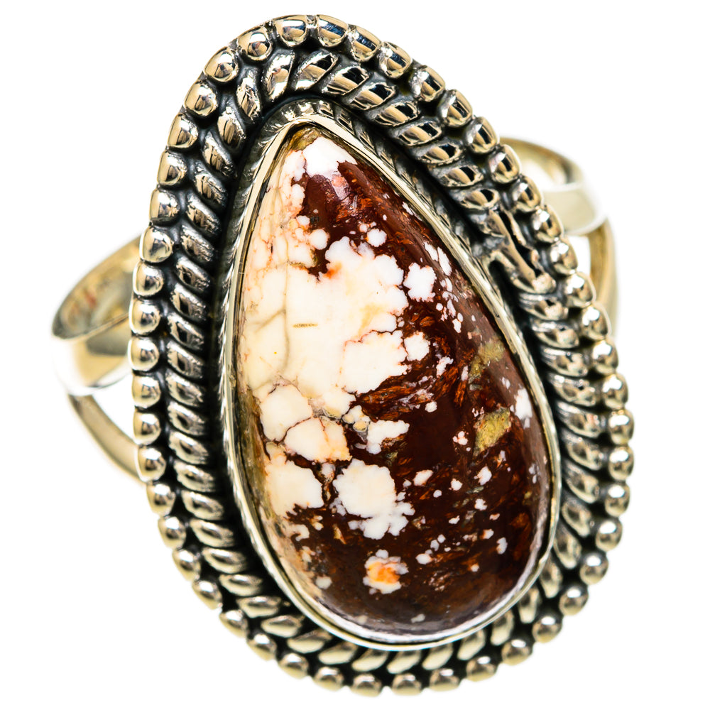 Wild Horse Jasper Rings handcrafted by Ana Silver Co - RING104268 - Photo 2