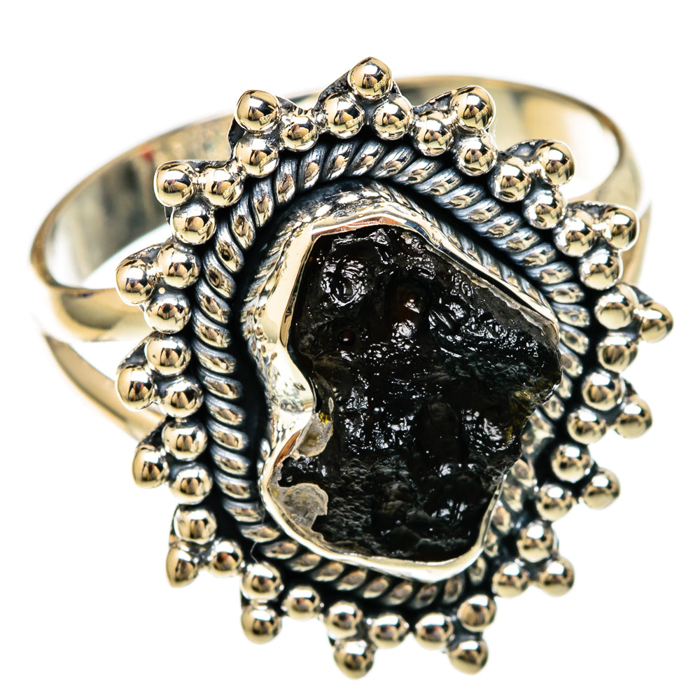 Tektite Rings handcrafted by Ana Silver Co - RING104276 - Photo 2