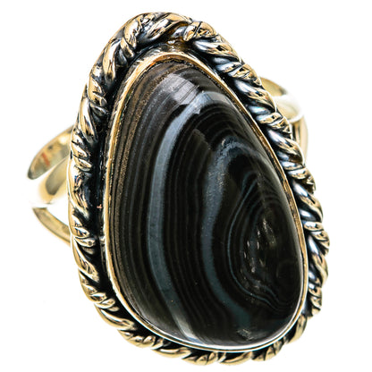 Psilomelane Rings handcrafted by Ana Silver Co - RING104277 - Photo 2