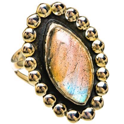 Labradorite Rings handcrafted by Ana Silver Co - RING104281 - Photo 2