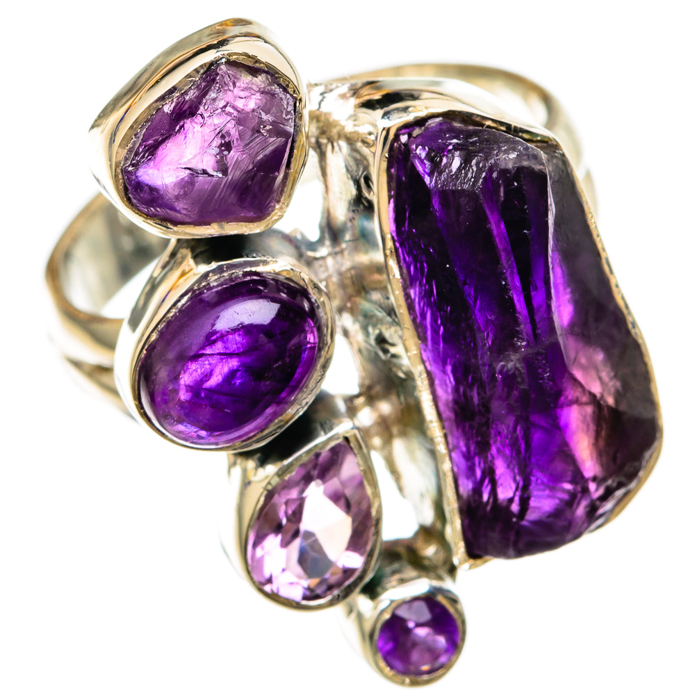 Amethyst Rings handcrafted by Ana Silver Co - RING104292 - Photo 2