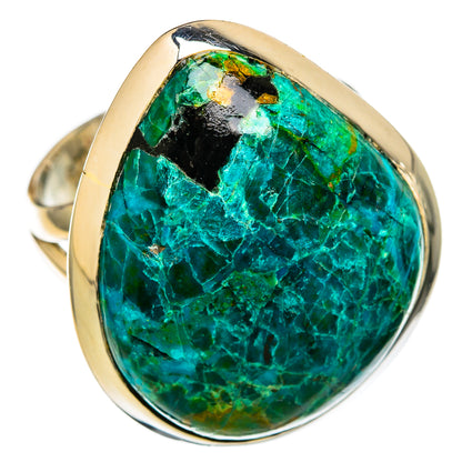 Chrysocolla Rings handcrafted by Ana Silver Co - RING104299 - Photo 2