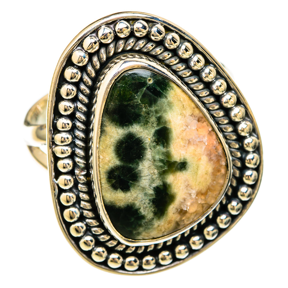 Ocean Jasper Rings handcrafted by Ana Silver Co - RING104300 - Photo 2