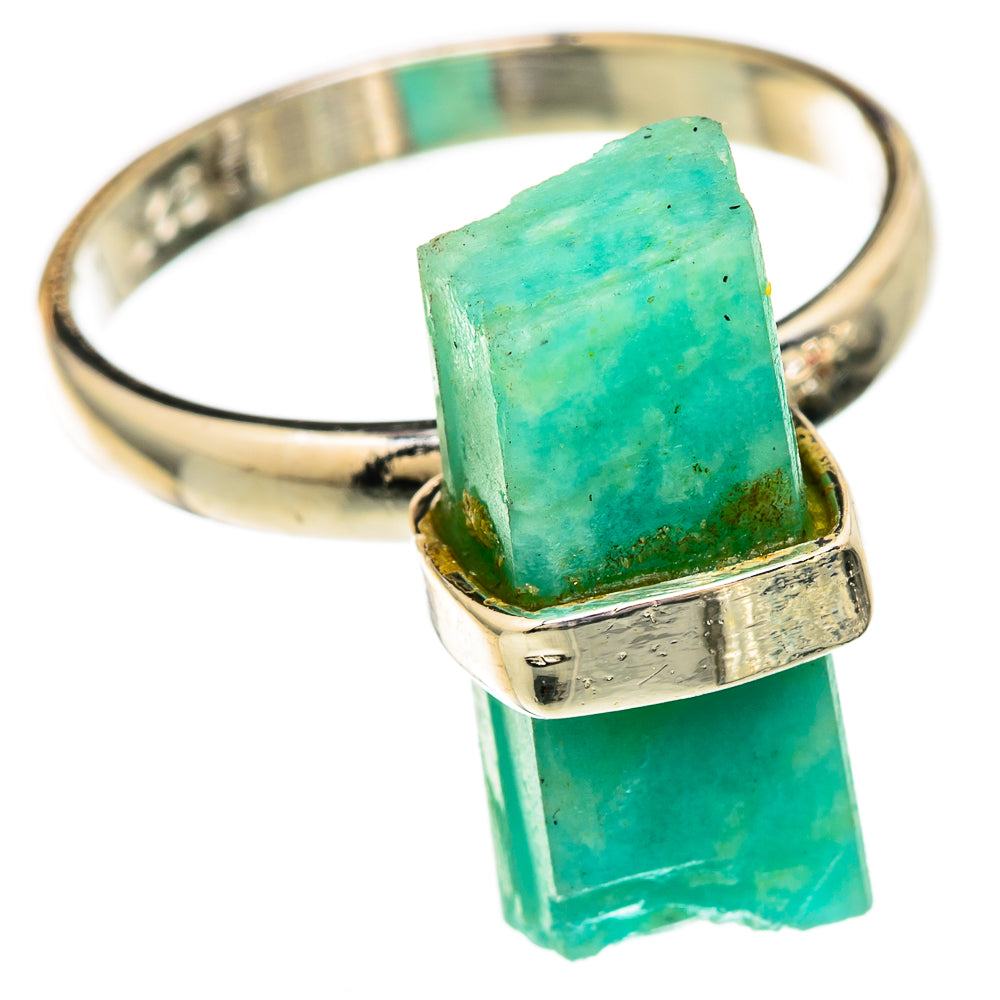 Amazonite Rings handcrafted by Ana Silver Co - RING104306 - Photo 2