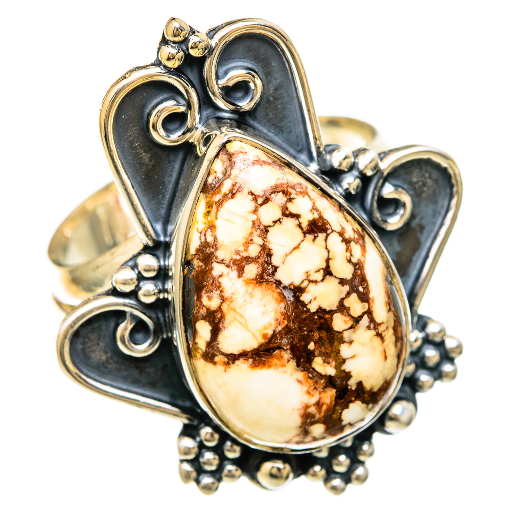 Wild Horse Jasper Rings handcrafted by Ana Silver Co - RING104308 - Photo 2