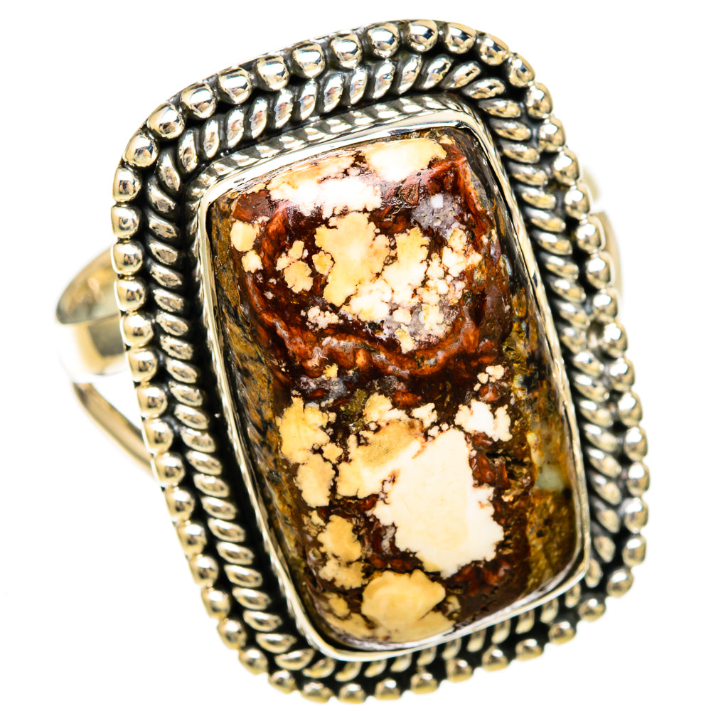 Wild Horse Jasper Rings handcrafted by Ana Silver Co - RING104310 - Photo 2