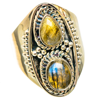Labradorite Rings handcrafted by Ana Silver Co - RING104317 - Photo 2