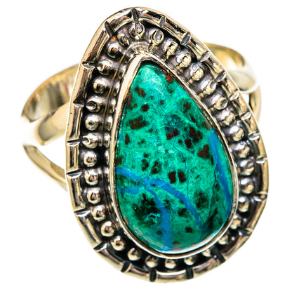 Chrysocolla Rings handcrafted by Ana Silver Co - RING104320 - Photo 2