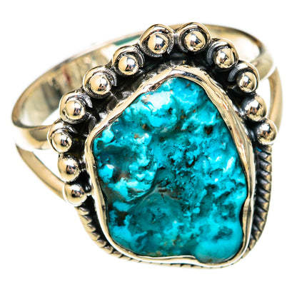 Chrysocolla Rings handcrafted by Ana Silver Co - RING104333 - Photo 2