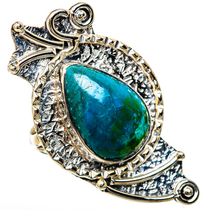 Chrysocolla Rings handcrafted by Ana Silver Co - RING104344 - Photo 2
