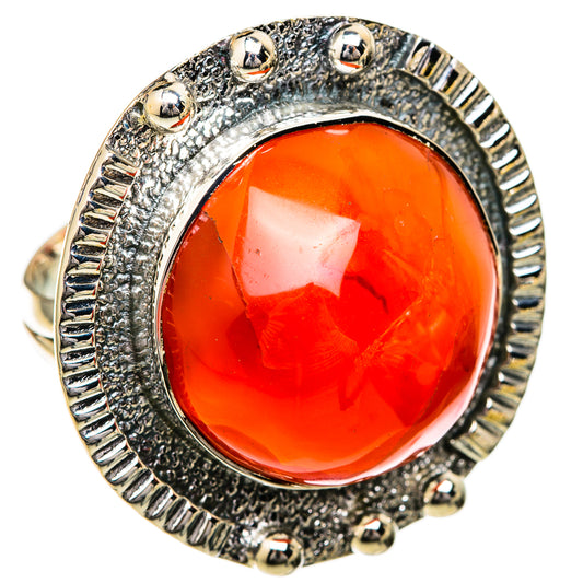 Carnelian Rings handcrafted by Ana Silver Co - RING104360 - Photo 2