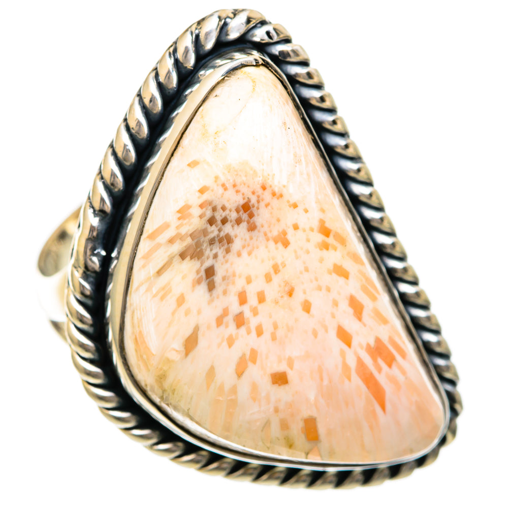 Scolecite Rings handcrafted by Ana Silver Co - RING104361 - Photo 2