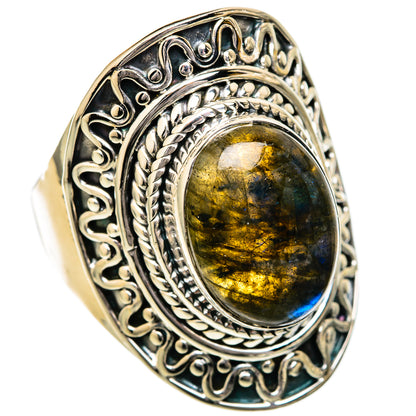 Labradorite Rings handcrafted by Ana Silver Co - RING104375 - Photo 2