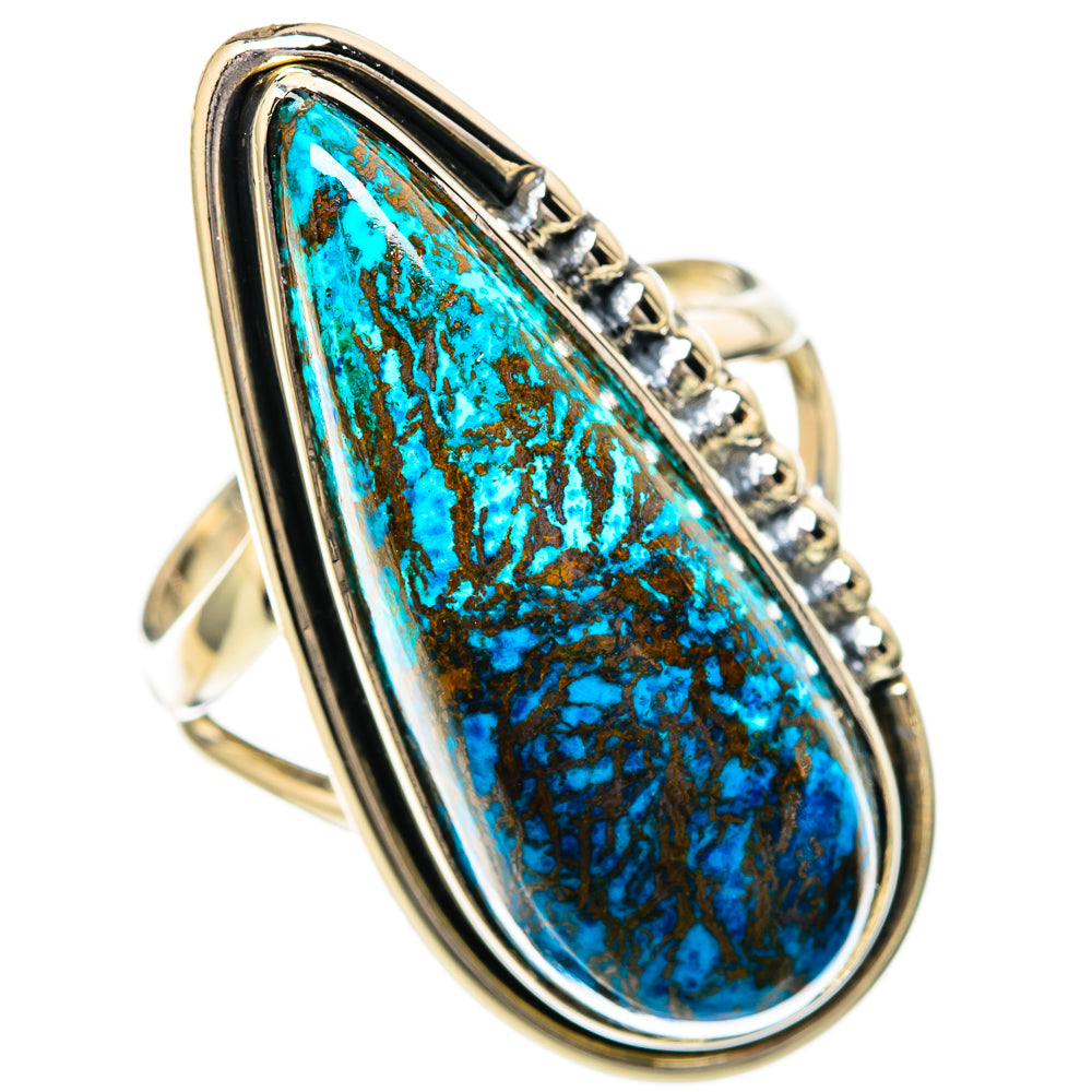 Shattuckite Rings handcrafted by Ana Silver Co - RING104378 - Photo 2
