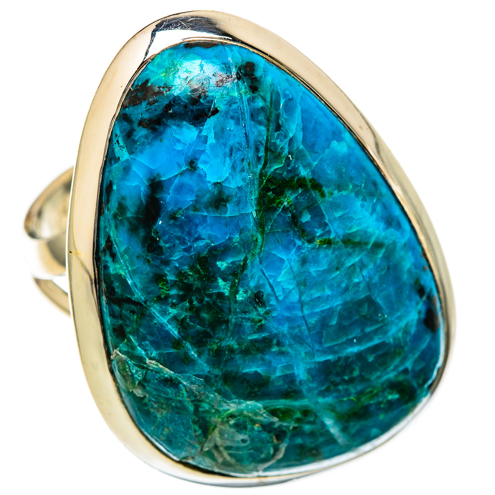 Chrysocolla Rings handcrafted by Ana Silver Co - RING104381 - Photo 2