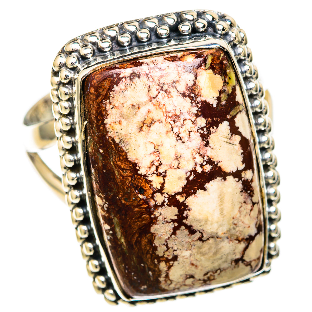 Wild Horse Jasper Rings handcrafted by Ana Silver Co - RING104393 - Photo 2