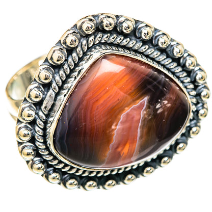 Botswana Agate Rings handcrafted by Ana Silver Co - RING104395 - Photo 2
