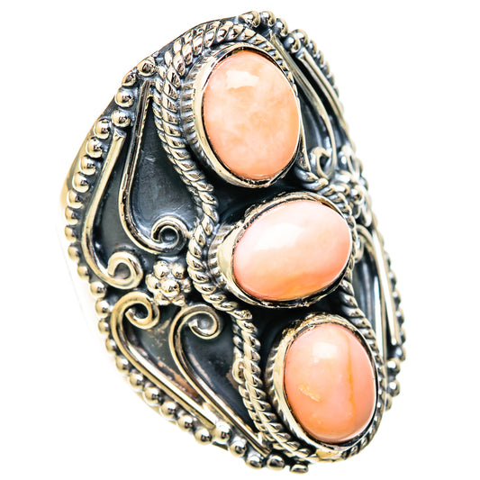 Pink Opal Rings handcrafted by Ana Silver Co - RING104399 - Photo 2