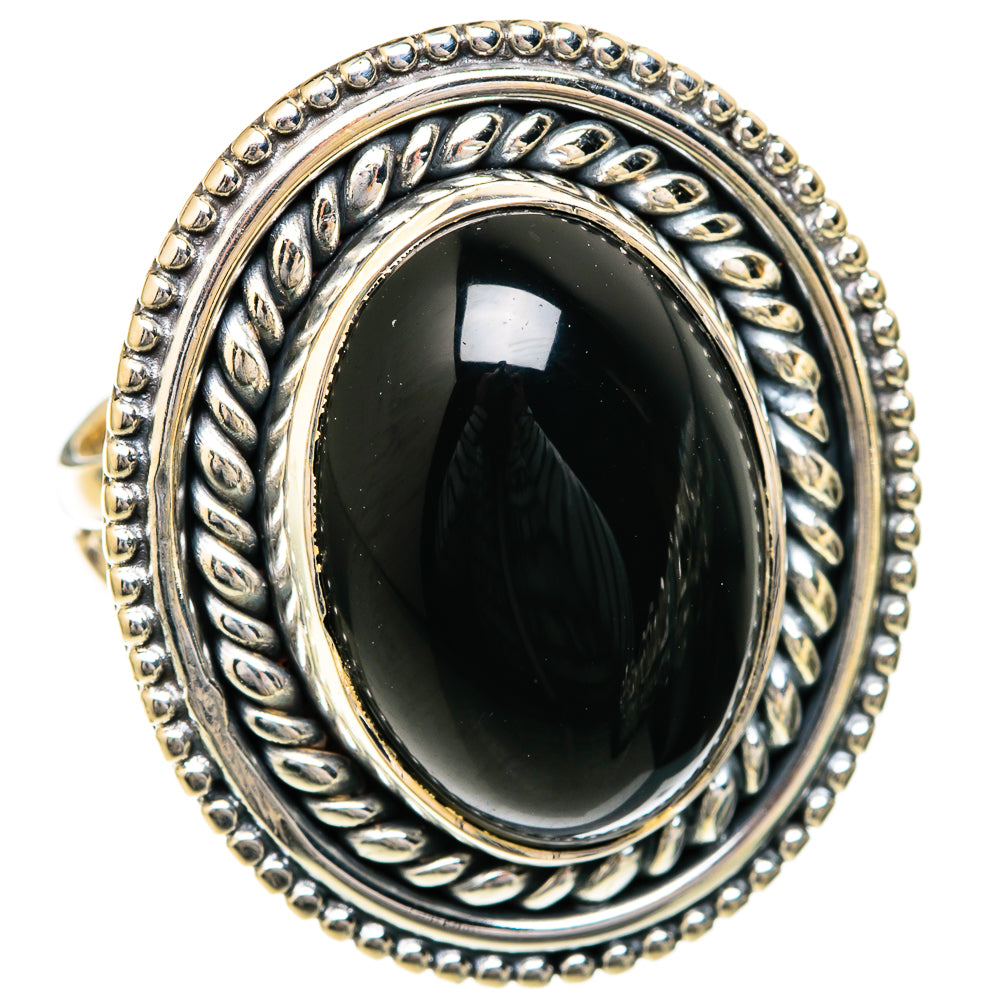 Black Onyx Rings handcrafted by Ana Silver Co - RING104405 - Photo 2