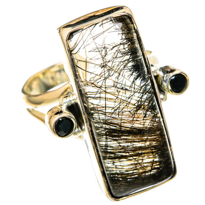 Tourmalinated Quartz Rings handcrafted by Ana Silver Co - RING104406 - Photo 2