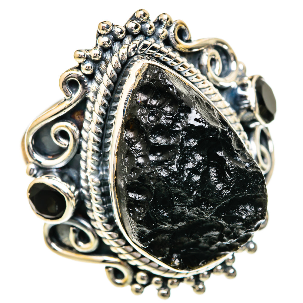 Tektite Rings handcrafted by Ana Silver Co - RING104407 - Photo 2
