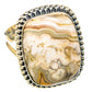 Laguna Lace Agate Rings handcrafted by Ana Silver Co - RING104409 - Photo 2
