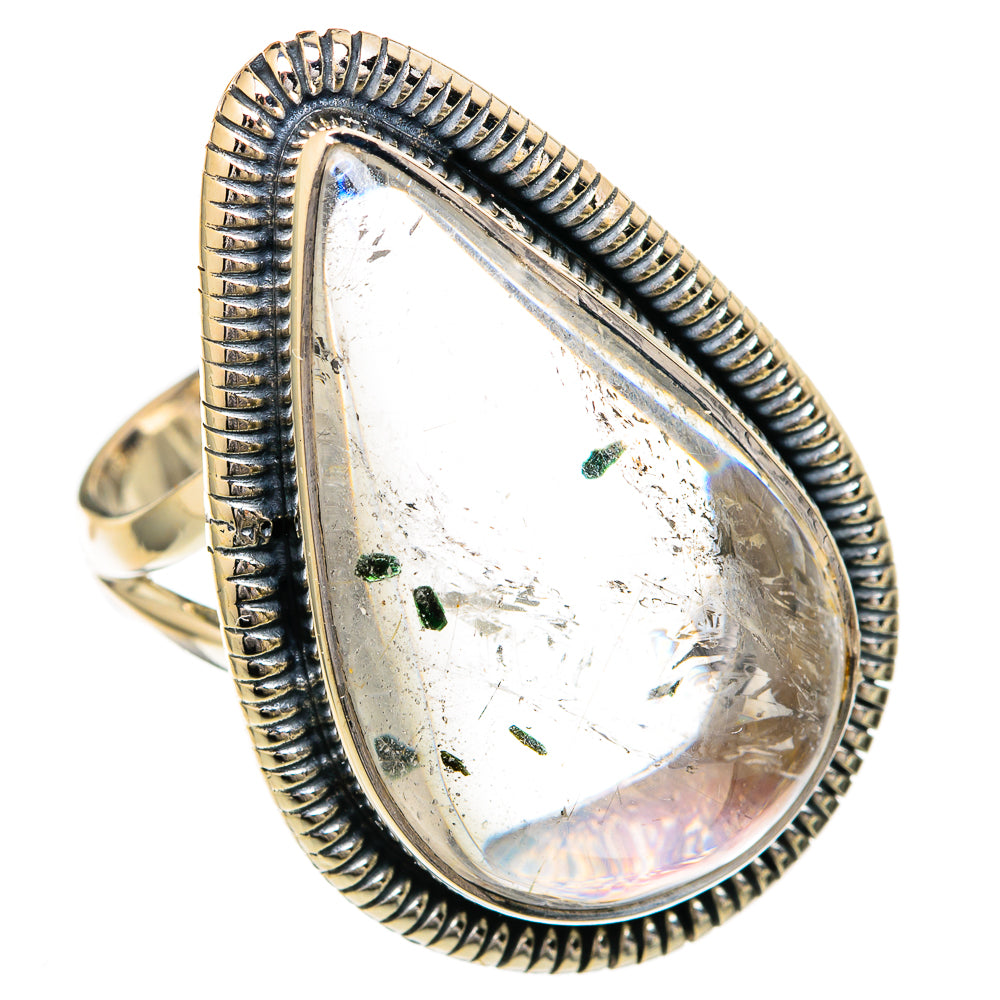 Tourmalinated Quartz Rings handcrafted by Ana Silver Co - RING104411 - Photo 2