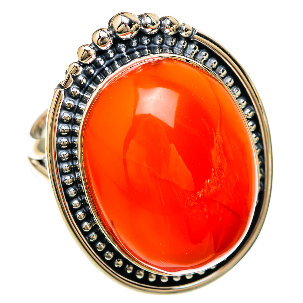 Carnelian Rings handcrafted by Ana Silver Co - RING104426 - Photo 2