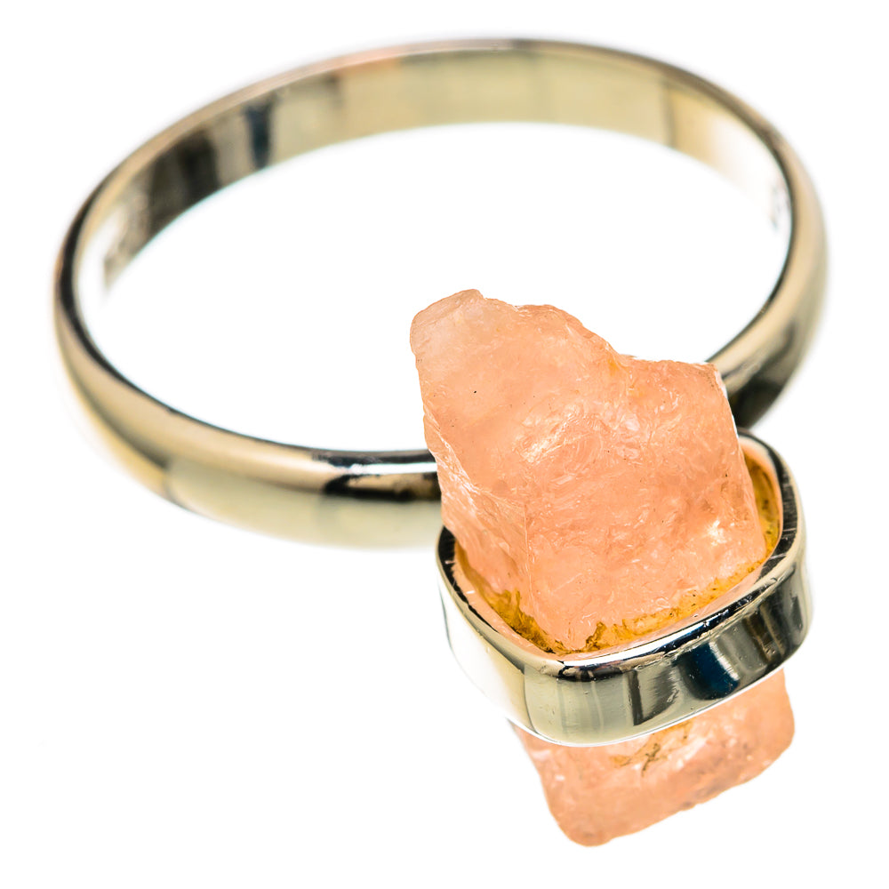 Rose Quartz Rings handcrafted by Ana Silver Co - RING104427 - Photo 2