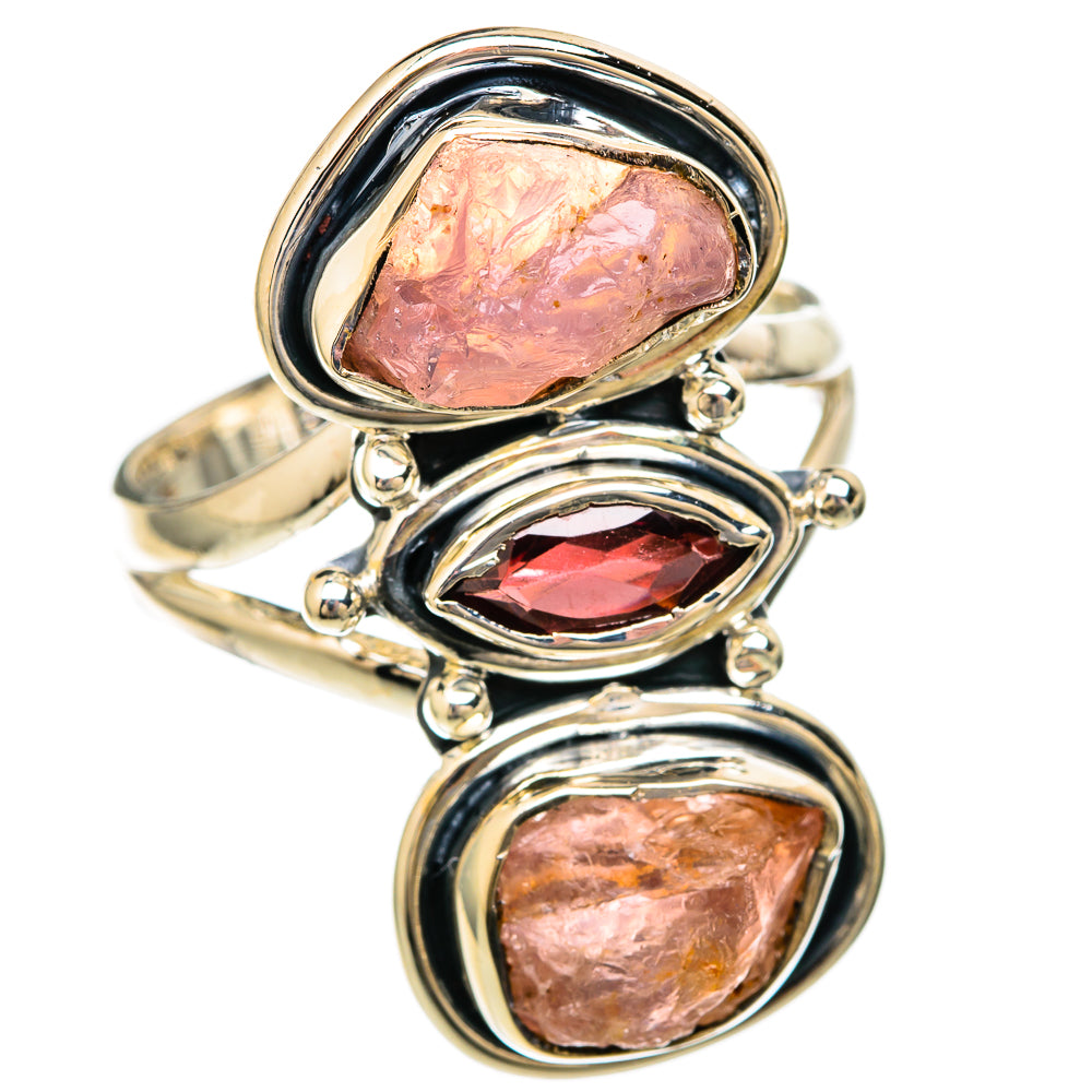 Rose Quartz Rings handcrafted by Ana Silver Co - RING104428 - Photo 2
