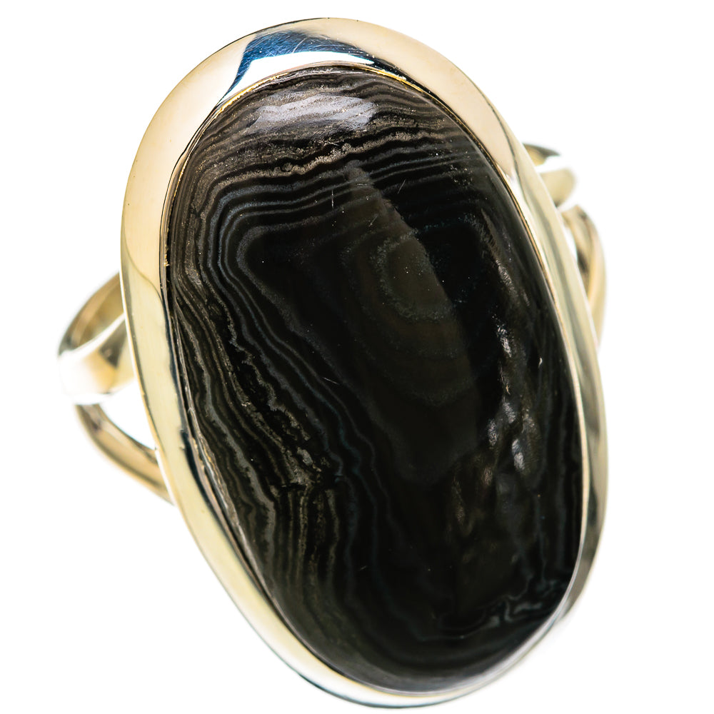 Psilomelane Rings handcrafted by Ana Silver Co - RING104433 - Photo 2