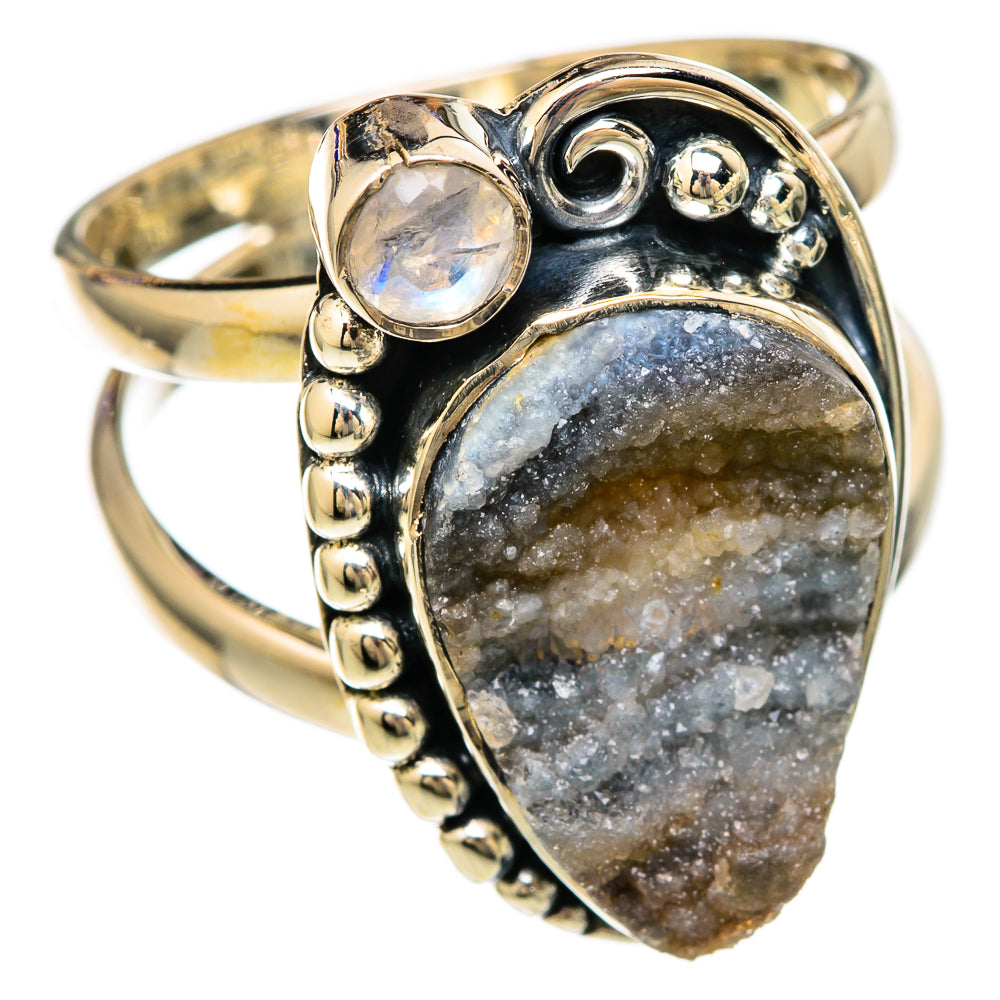 Desert Druzy Rings handcrafted by Ana Silver Co - RING104440 - Photo 2