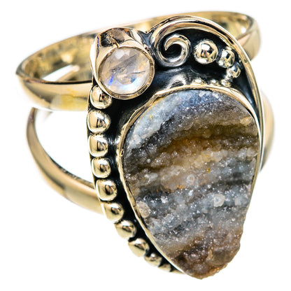 Desert Druzy Rings handcrafted by Ana Silver Co - RING104440 - Photo 2