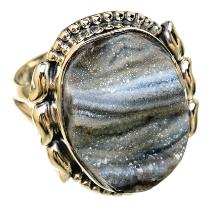 Desert Druzy Rings handcrafted by Ana Silver Co - RING104441 - Photo 2
