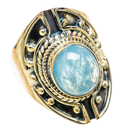 Aquamarine Rings handcrafted by Ana Silver Co - RING104444 - Photo 2