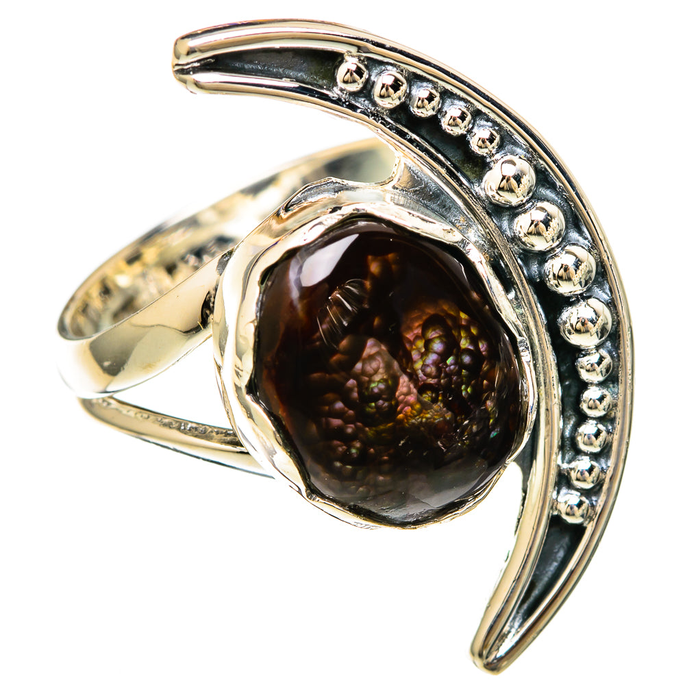 Mexican Fire Agate Rings handcrafted by Ana Silver Co - RING104450 - Photo 2