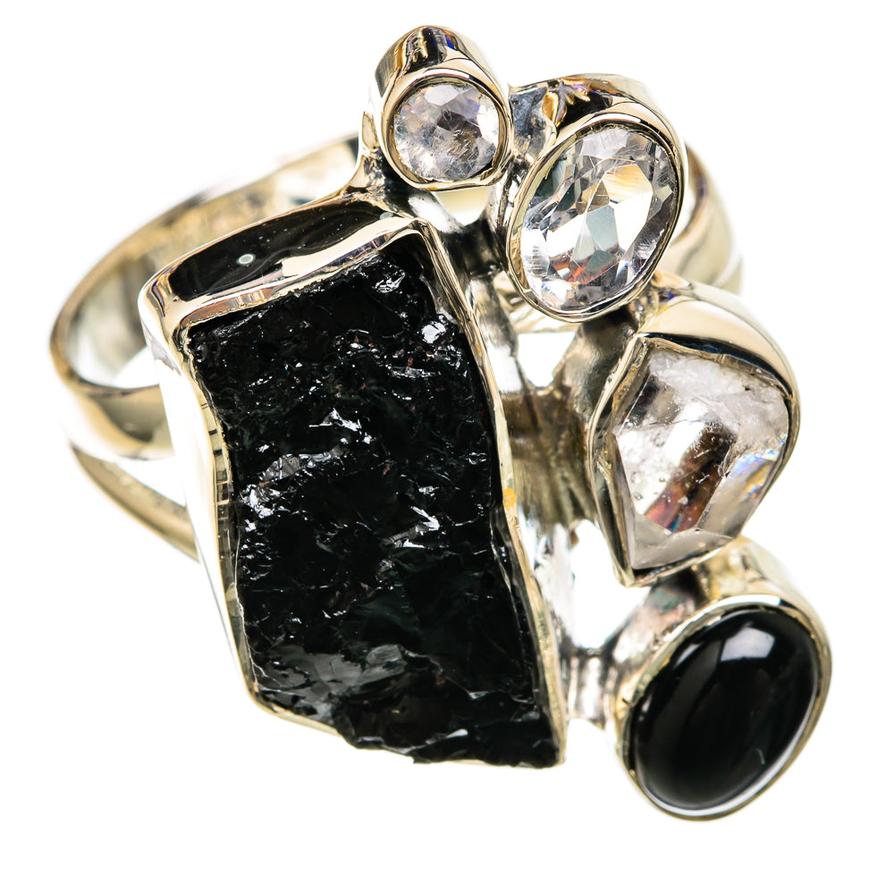 Tektite Rings handcrafted by Ana Silver Co - RING104457 - Photo 2