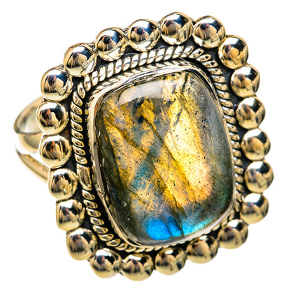 Labradorite Rings handcrafted by Ana Silver Co - RING104465 - Photo 2