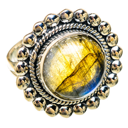 Labradorite Rings handcrafted by Ana Silver Co - RING104486 - Photo 2