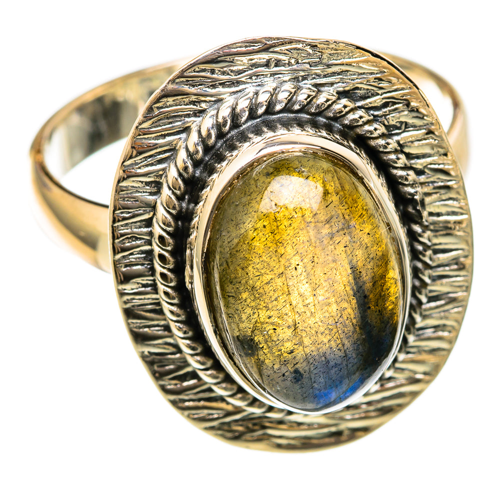 Labradorite Rings handcrafted by Ana Silver Co - RING104487 - Photo 2