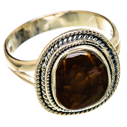 Mexican Fire Agate Rings handcrafted by Ana Silver Co - RING104491 - Photo 2