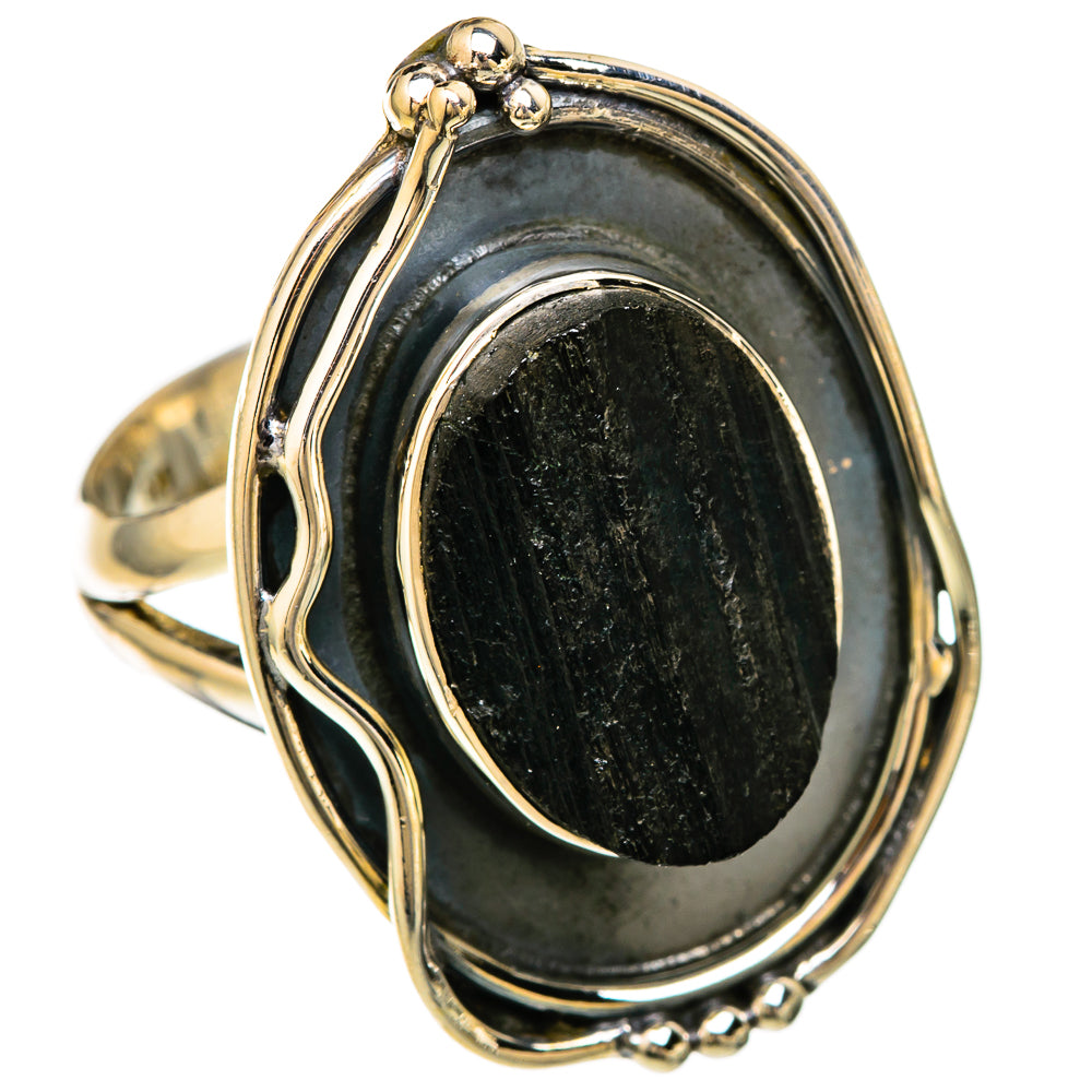 Tektite Rings handcrafted by Ana Silver Co - RING104498 - Photo 2